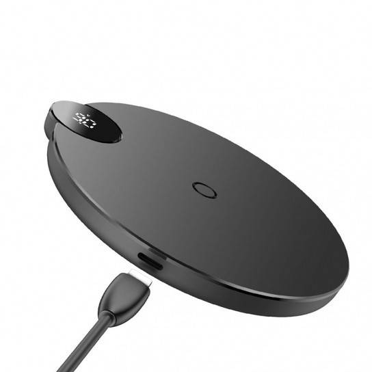 Бездротовий зарядний пристрій Baseus Digtal LED Display Wireless Charger Black (WXSX-01), Черный
Бездротовий зарядний пристрій Baseus Digtal LED Display Wireless Charger Black (WXSX-01), Черный