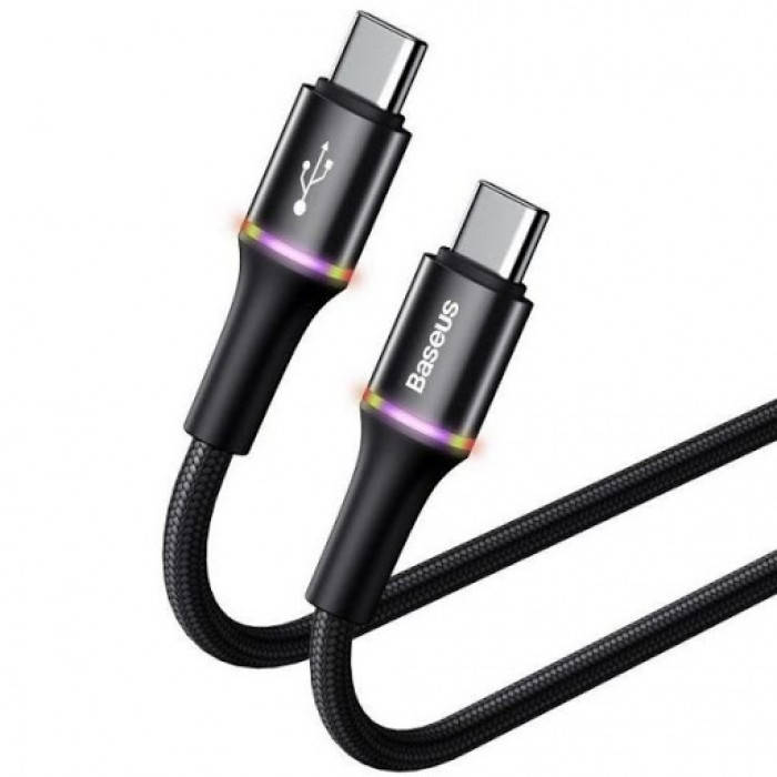 Кабель Baseus Halo data cable Type-C to Type-C PD2.0 60W 20V 3A 0.25 м Black (CATGH-M01), Черный
Кабель Baseus Halo data cable Type-C to Type-C PD2.0 60W 20V 3A 0.25 м Black (CATGH-M01), Черный