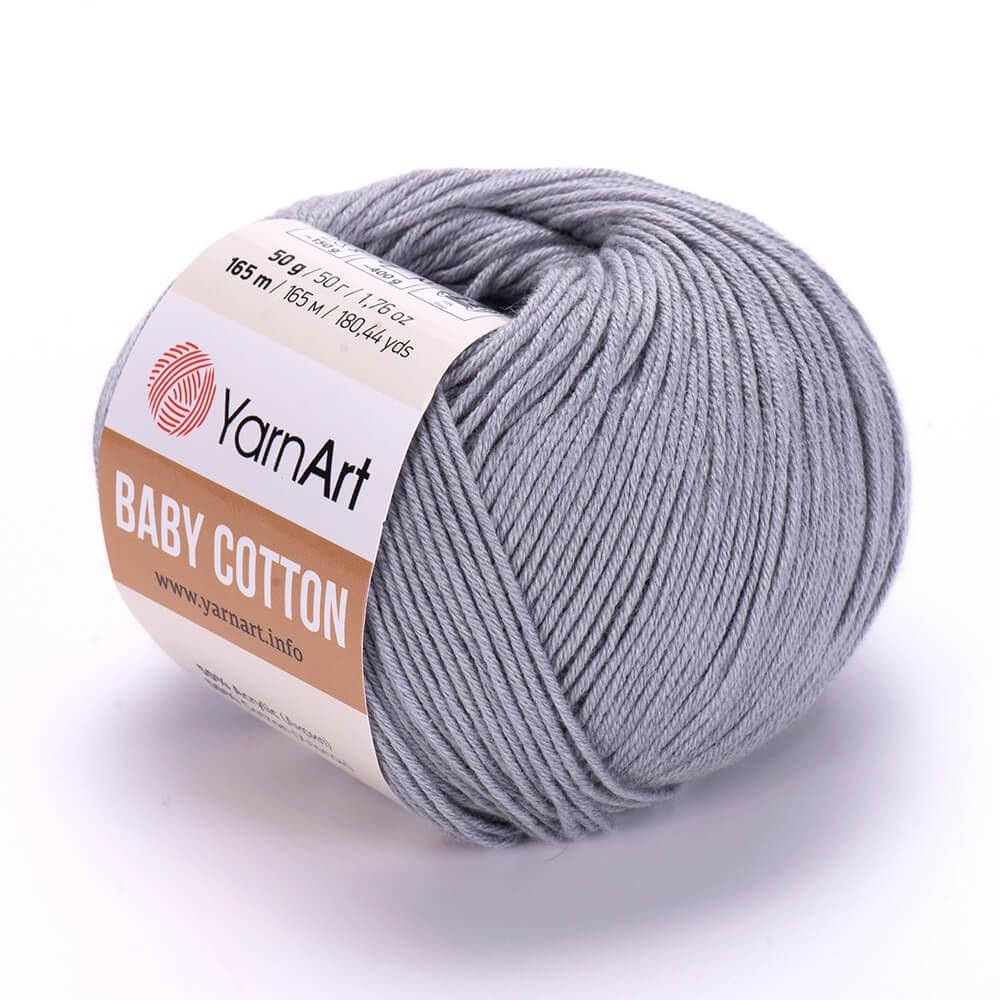 YarnArt Baby Cotton (Ярн Арт Беби Коттон) № 452 серый (Пряжа коттон, нитки для вязания)
YarnArt Baby Cotton (Ярн Арт Беби Коттон) № 452 серый (Пряжа коттон, нитки для вязания)