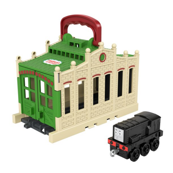 Fisher-Price Томас и друзья дизель и депо Thomas Friends Connect Go Diesel Train Engine And Shed
Fisher-Price Томас и друзья дизель и депо Thomas Friends Connect Go Diesel Train Engine And Shed