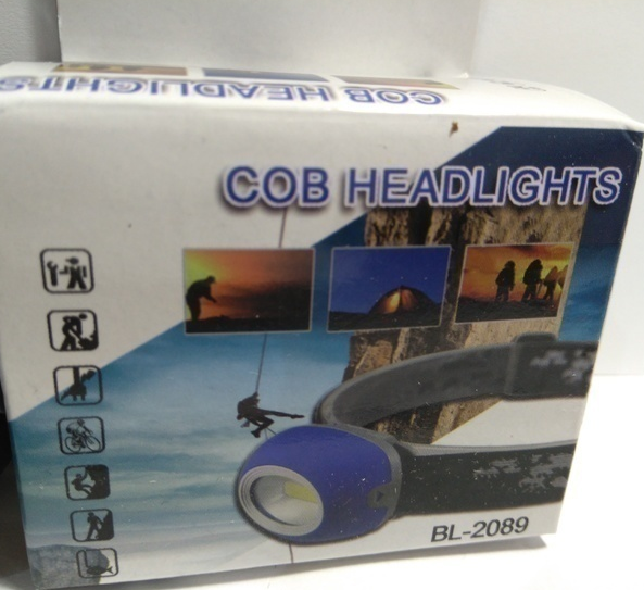 Фонарик LED BL-2089 COB, Фонарик на голову на батарейках, Светодиодный фонарь на лоб, Черный
Фонарик LED BL-2089 COB, Фонарик на голову на батарейках, Светодиодный фонарь на лоб, Черный