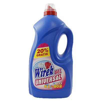 Гель для прання Вірек універсальний Wirek gel universal 80p 4L 5шт/ящ (Код : 00-00010474)
Гель для прання Вірек універсальний Wirek gel universal 80p 4L 5шт/ящ (Код : 00-00010474)