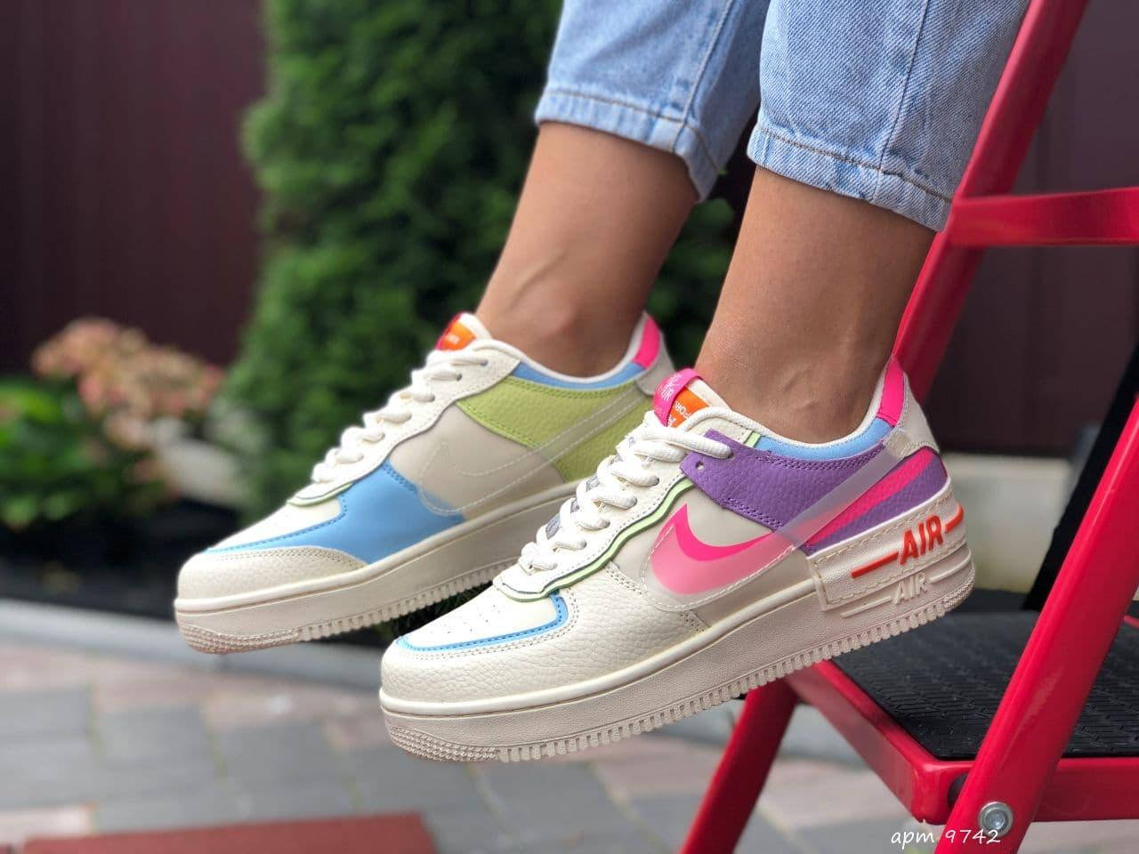 Кроссовки женские Nike Air Force Shadow Найк Форсе Белые с розовым весна/лето/осень Размер 36 37, Разные цвета
Кроссовки женские Nike Air Force Shadow Найк Форсе Белые с розовым весна/лето/осень Размер 36 37, Разные цвета