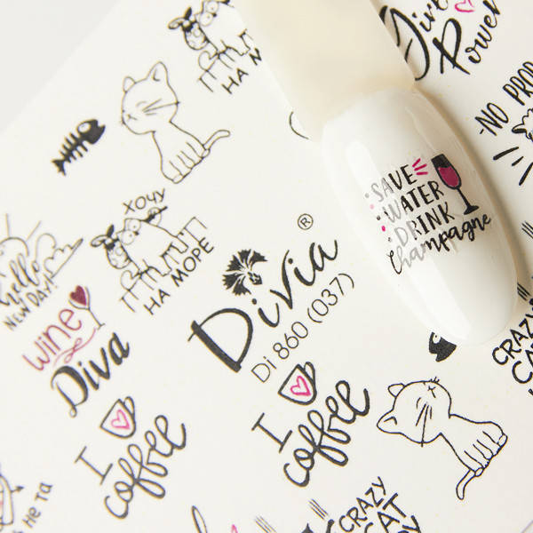 Divia Наклейки "Слайдер" Di860 №037 
Divia Наклейки "Слайдер" Di860 №037