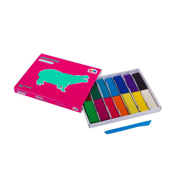 Пластилин "Гамма" серии "Захоплення", Набор 14 цветов, 280 грамм, Разные цвета
Пластилин "Гамма" серии "Захоплення", Набор 14 цветов, 280 грамм, Разные цвета