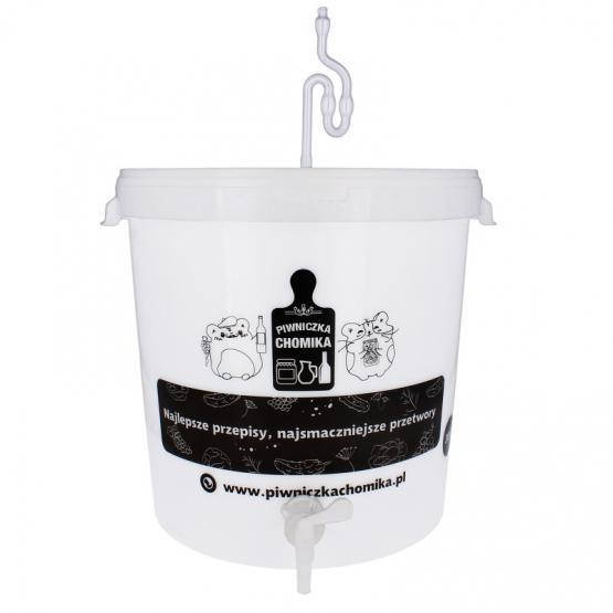 Емкость для брожения 30л с крышкой, краном и трубкой Chomik JOK5062
Емкость для брожения 30л с крышкой, краном и трубкой Chomik JOK5062