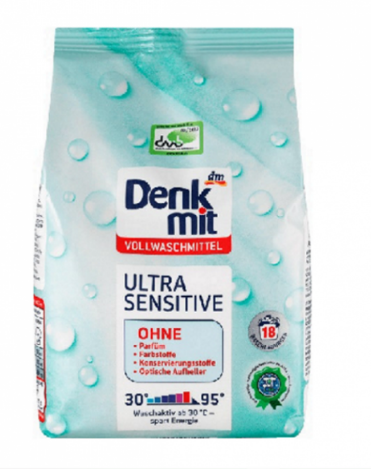 Бесфосфатный детский гипоаллергенный стиральный порошок Denkmit Ultra Sensitive, 1.215 Германия 4010355491459
Бесфосфатный детский гипоаллергенный стиральный порошок Denkmit Ultra Sensitive, 1.215 Германия 4010355491459