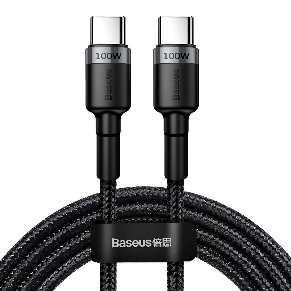 Кабель Baseus Cafule PD2.0 100W flash charging Type-C For Type-C cable (20V 5A) 2m Gray+Black (CATKLF-ALG1), Черный
Кабель Baseus Cafule PD2.0 100W flash charging Type-C For Type-C cable (20V 5A) 2m Gray+Black (CATKLF-ALG1), Черный