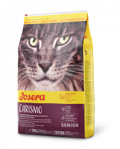 Корм Josera Carismo (27/20) для пожилых кошек и кошек, страдающих хронической почечной недостаточностью 2 кг
Корм Josera Carismo (27/20) для пожилых кошек и кошек, страдающих хронической почечной недостаточностью 2 кг