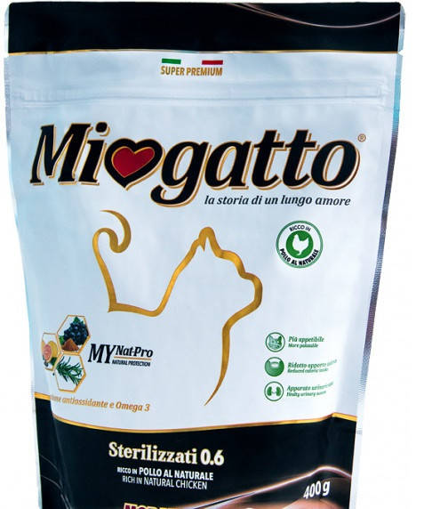 Morando Miogatto Sterilizzati 06 Сухой корм для кастрированных котов и стерилизованных кошек 0,400кг
Morando Miogatto Sterilizzati 06 Сухой корм для кастрированных котов и стерилизованных кошек 0,400кг