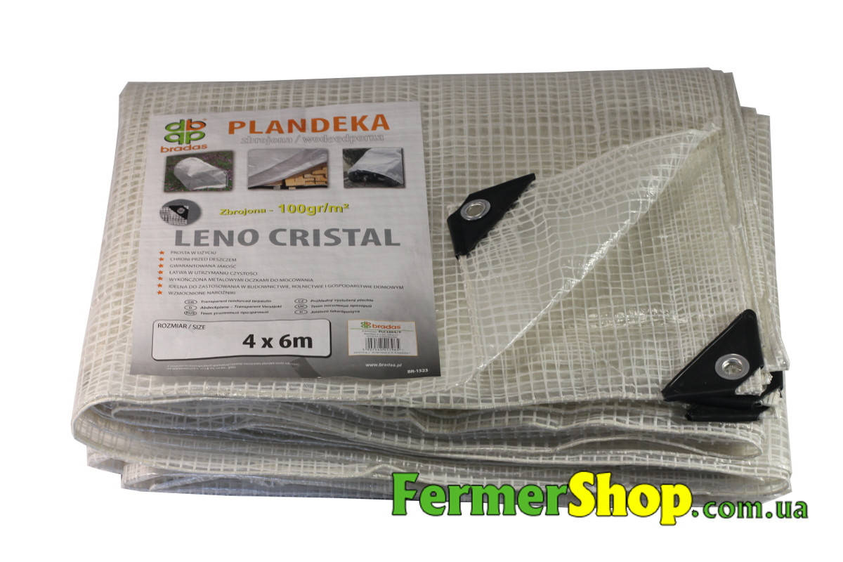 Тент армированный прозрачный водонепроницаемый LENO CRISTAL 100 г/м², размер: 4х5 м - Польша
Тент армированный прозрачный водонепроницаемый LENO CRISTAL 100 г/м², размер: 4х5 м - Польша