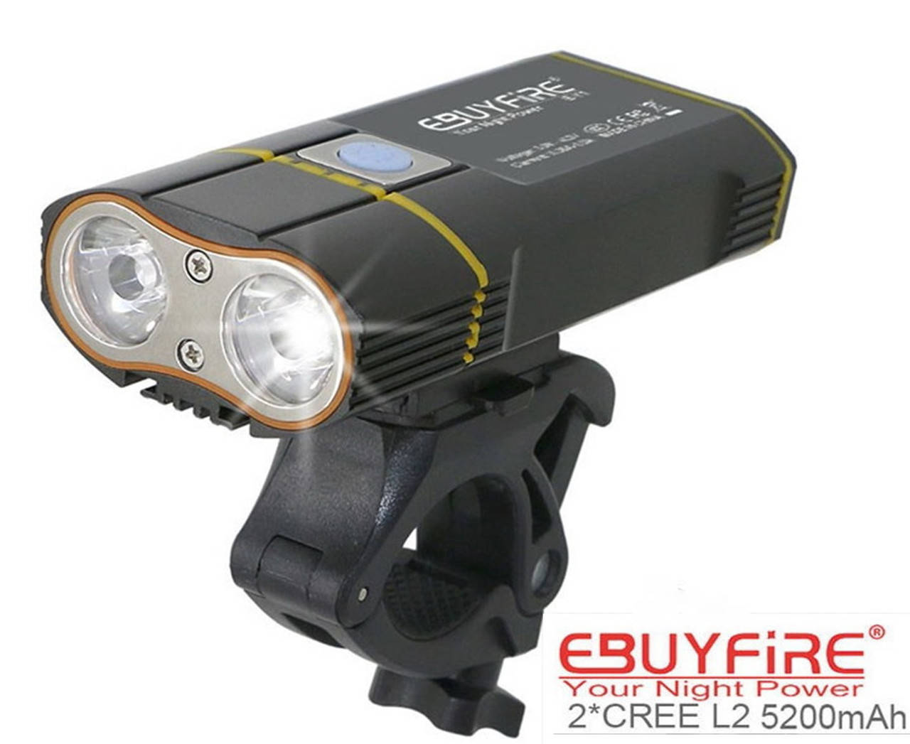 Велосипедный фонарь EBUYFIRE E-Y1+отличное крепление и USB TypeС (XML-L2*2, IPX6, Аккумулятор 18650*2 5200mAh)
Велосипедный фонарь EBUYFIRE E-Y1+отличное крепление и USB TypeС (XML-L2*2, IPX6, Аккумулятор 18650*2 5200mAh)
