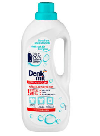 Антибактериальный ополаскиватель для белья Denkmit Mit Hygiene-Spuler 4010355487179 1.5 л
Антибактериальный ополаскиватель для белья Denkmit Mit Hygiene-Spuler 4010355487179 1.5 л