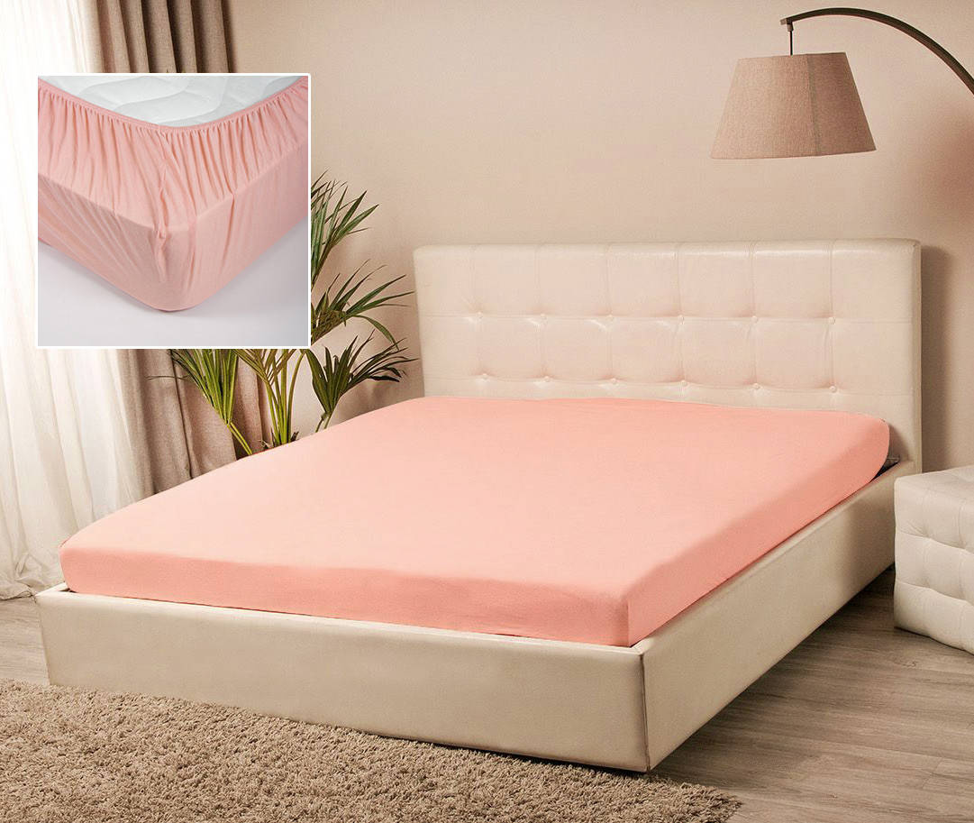 Простирадло трикотажне на резинці Lotus - Персиковий 160*200+25, Персиковый
Простирадло трикотажне на резинці Lotus - Персиковий 160*200+25, Персиковый