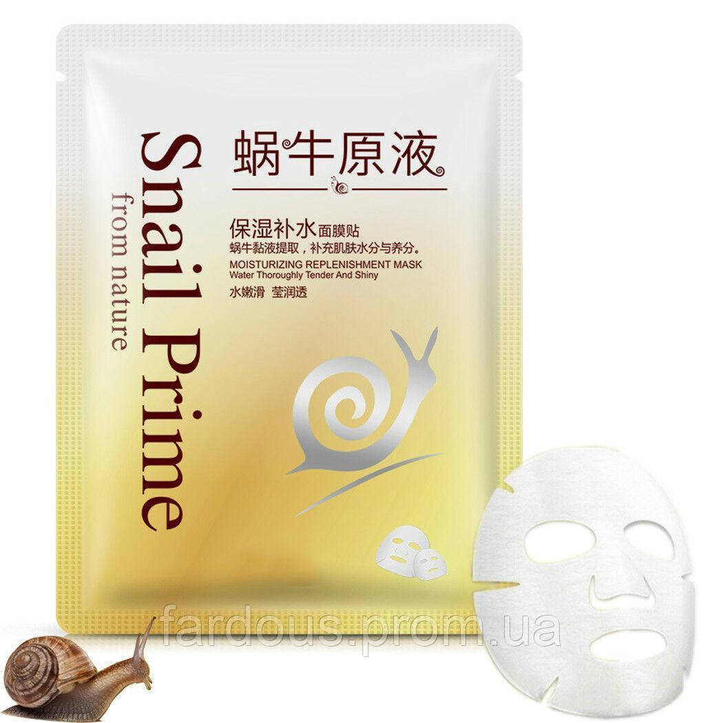 Тканевая восстанавливающая маска с муцином улитки Bioaqua Snail Prime Face Mask Кладовка
Тканевая восстанавливающая маска с муцином улитки Bioaqua Snail Prime Face Mask Кладовка
