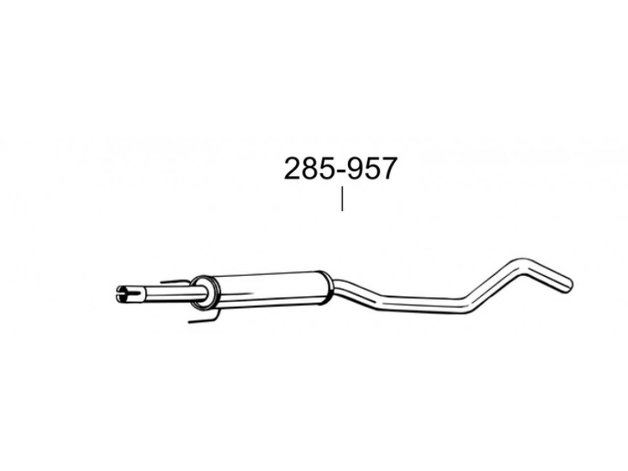 Глушитель передний Опель Мерива (Opel Meriva) 1.4i-16V 04-10, 1.6i 03-04 (285-957) Bosal 17.630
Глушитель передний Опель Мерива (Opel Meriva) 1.4i-16V 04-10, 1.6i 03-04 (285-957) Bosal 17.630