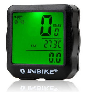 Велокомпьютер INBIKE IC528 (проводной с подсветкой экрана и датчиком температуры, водонепроницаемый)
Велокомпьютер INBIKE IC528 (проводной с подсветкой экрана и датчиком температуры, водонепроницаемый)
