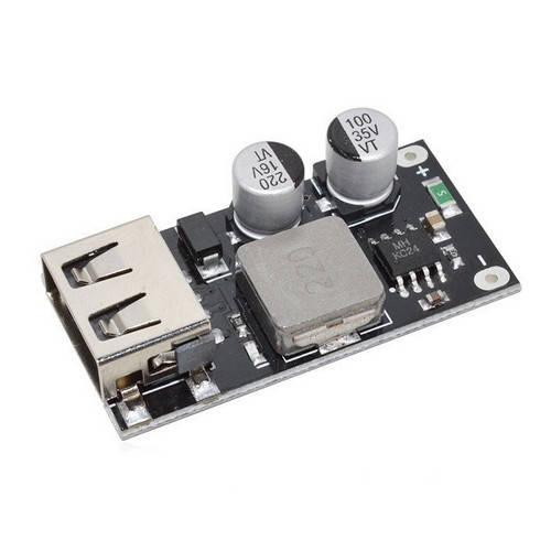 MH-KC24 USB модуль зарядки с поддержкой технологии Qualcomm QC2.0, QC3.0. Входное напряжение 6 - 32В
MH-KC24 USB модуль зарядки с поддержкой технологии Qualcomm QC2.0, QC3.0. Входное напряжение 6 - 32В