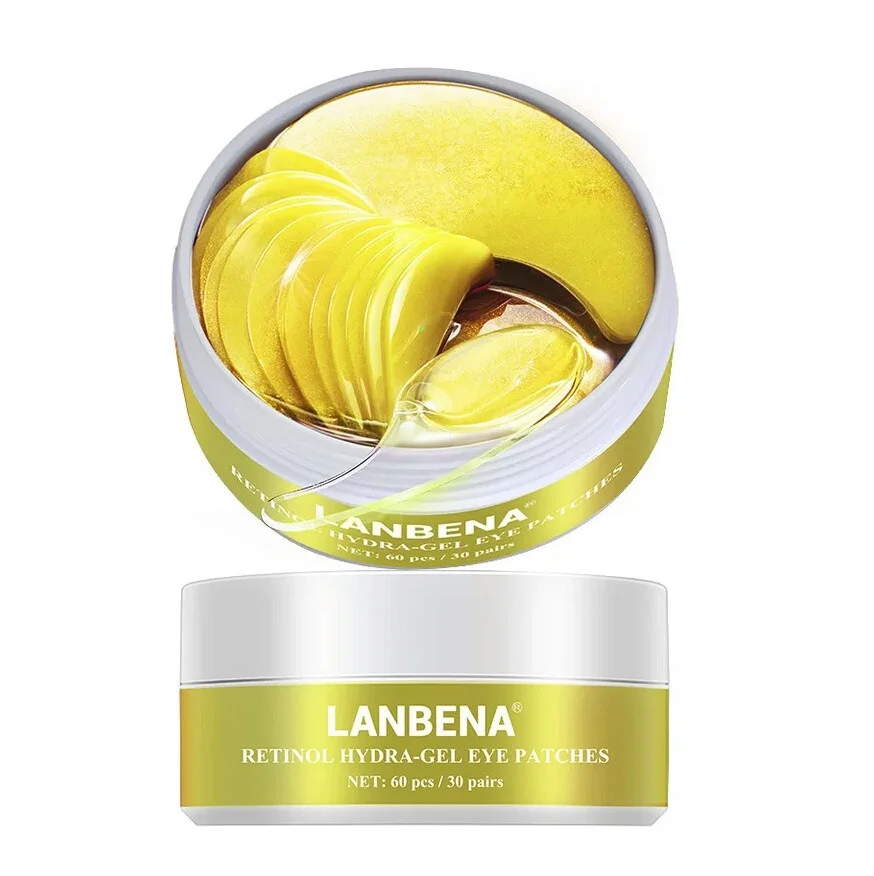 Гидрогелевые патчи под глаза с Золотом и Ретинолом Lanbena Retinol Hydra-Gel Eye Patches
Гидрогелевые патчи под глаза с Золотом и Ретинолом Lanbena Retinol Hydra-Gel Eye Patches