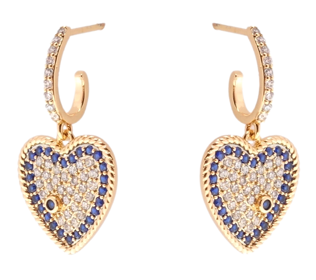 Серьги Xuping Позолота 18K гвоздики (пусеты) "Сердечки инкрустация бело-синим цирконием"
Серьги Xuping Позолота 18K гвоздики (пусеты) "Сердечки инкрустация бело-синим цирконием"