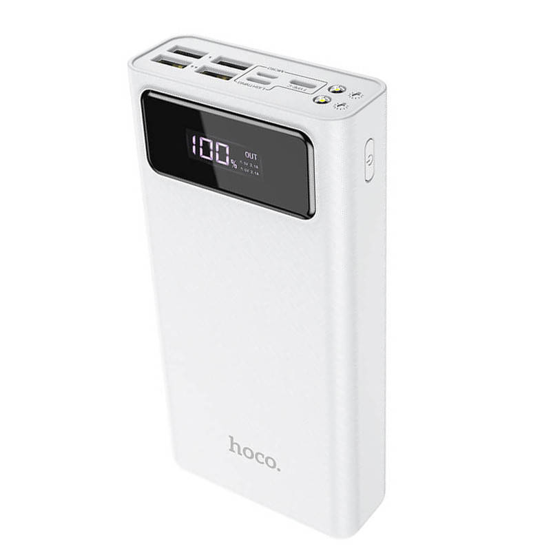 Потужний Повербанк з ліхтарем HOCO LED J65 30000mAh |4USB/Lightning/Type-C, 2A| Білий
Потужний Повербанк з ліхтарем HOCO LED J65 30000mAh |4USB/Lightning/Type-C, 2A| Білий