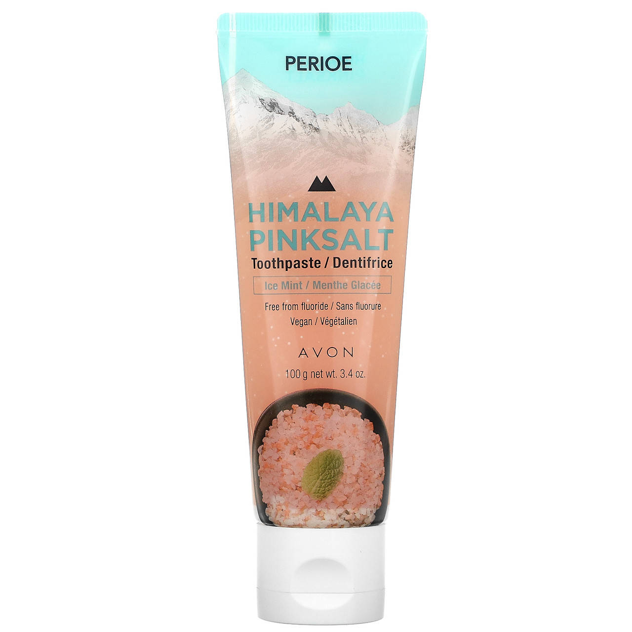 Perioe, Зубная паста с розовой солью Himalaya, ледяная мята, 3,4 унции (100 г) - Оригинал
Perioe, Зубная паста с розовой солью Himalaya, ледяная мята, 3,4 унции (100 г) - Оригинал