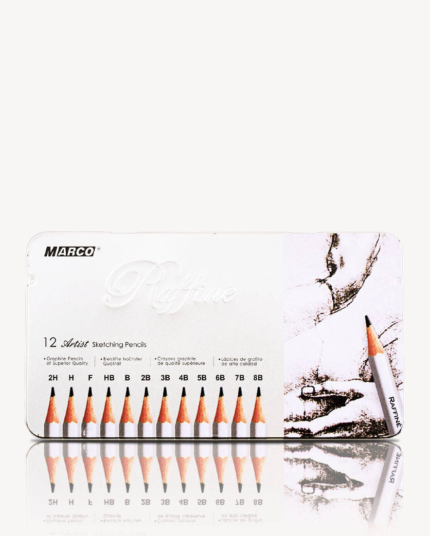 Набор графитных карандашей Marco Raffine в металлическом пенале для рисунка (2H-8B), 12 шт
Набор графитных карандашей Marco Raffine в металлическом пенале для рисунка (2H-8B), 12 шт