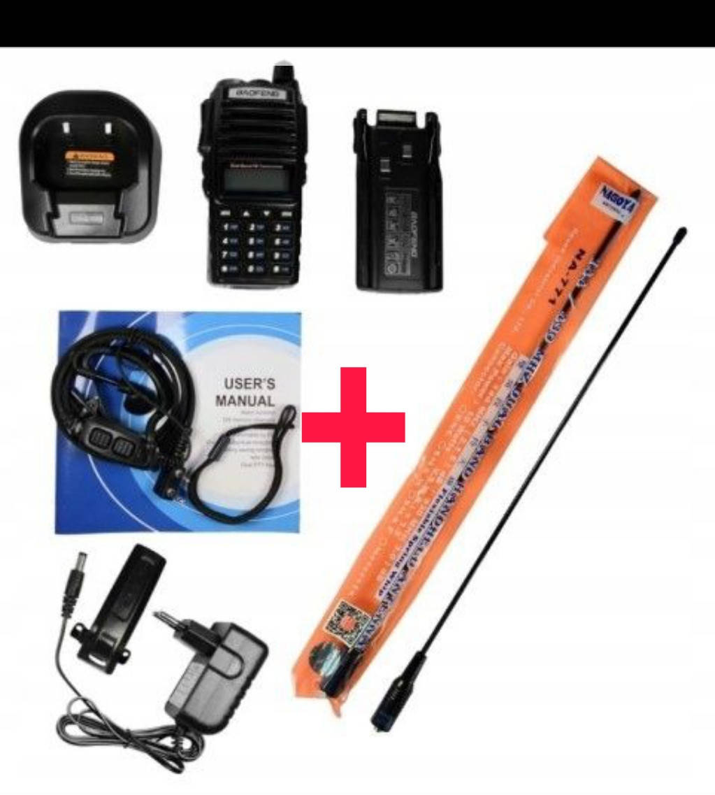 Рация Baofeng UV-82 5W Двухдиапазонная Радиостанция + ГАРНИТУРА + Подовжена Антена
Рация Baofeng UV-82 5W Двухдиапазонная Радиостанция + ГАРНИТУРА + Подовжена Антена