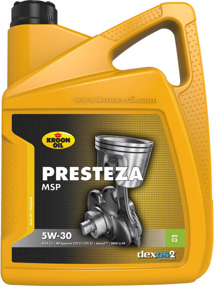 Олива моторна PRESTEZA MSP 5W-30 5л / ACEA C3/API SN/MB 229.51/VW 502.00, 505.00, 505.01/ DEXOS2/BMW LL-04
Олива моторна PRESTEZA MSP 5W-30 5л / ACEA C3/API SN/MB 229.51/VW 502.00, 505.00, 505.01/ DEXOS2/BMW LL-04
