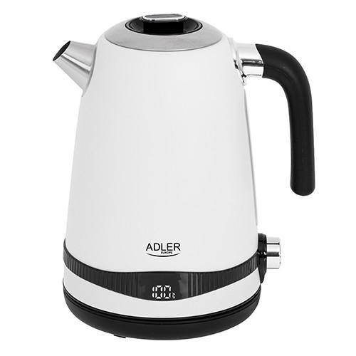 Инновационный электрочайник Adler AD 1295 1,7L с ЖК-дисплеем, контролем и функцией поддержания температуры
Инновационный электрочайник Adler AD 1295 1,7L с ЖК-дисплеем, контролем и функцией поддержания температуры