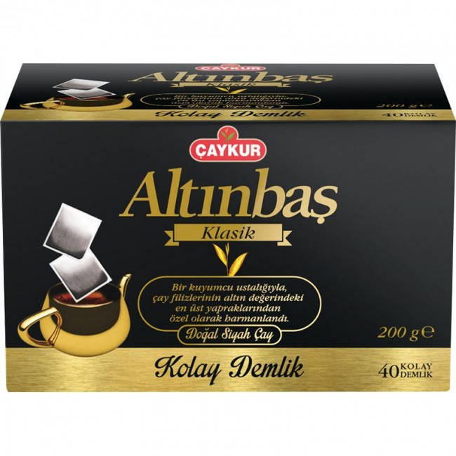 Чай черный натуральный турецкий оригинальный Caykur Altinbas klassik 40 заварочных пакетов 200 грамм
Чай черный натуральный турецкий оригинальный Caykur Altinbas klassik 40 заварочных пакетов 200 грамм