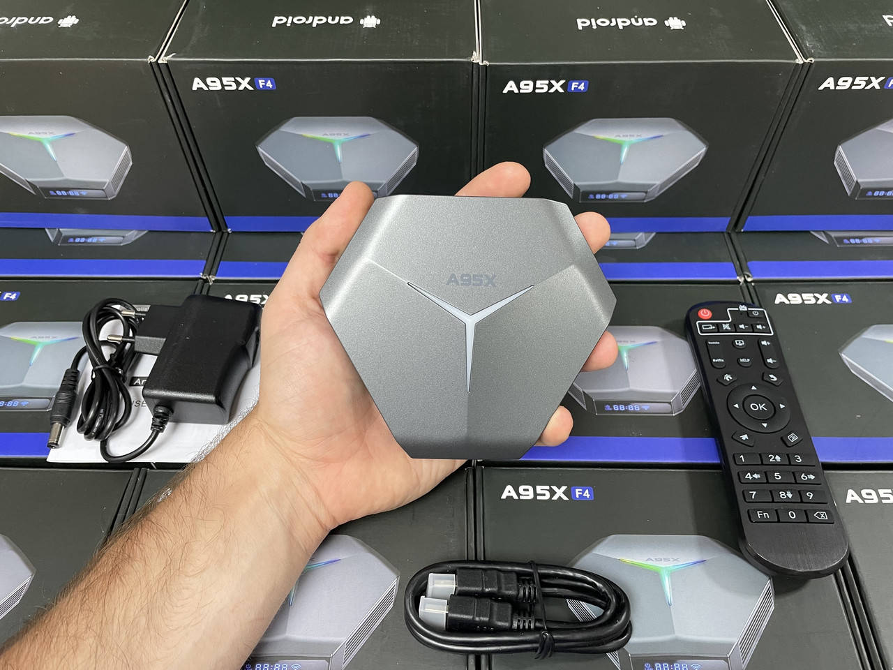 TV-Приставка A95X F4 4/128GB S905X4 (Android Smart TV BOX, Андроид Смарт ТВ Приставка, тв бокс)
TV-Приставка A95X F4 4/128GB S905X4 (Android Smart TV BOX, Андроид Смарт ТВ Приставка, тв бокс)
