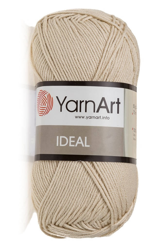 YarnArt Ideal (Ярн Арт Идеал) № 223 телесный (Пряжа хлопок, нитки для вязания), Светло-бежевый
YarnArt Ideal (Ярн Арт Идеал) № 223 телесный (Пряжа хлопок, нитки для вязания), Светло-бежевый