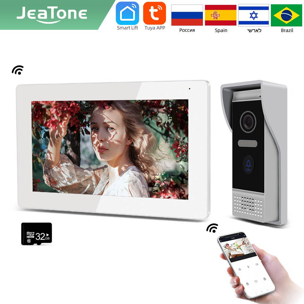 Видеодомофон Jeatone для дома, 7 дюймов, IP, Wi-Fi, монитор для дома, система входа, разрешение AHD
Видеодомофон Jeatone для дома, 7 дюймов, IP, Wi-Fi, монитор для дома, система входа, разрешение AHD