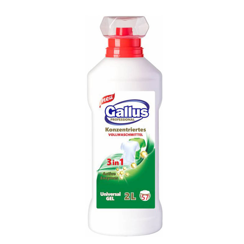 Гель для стирки Gallus Professional Concentrated Universal 3в1 2 л 57 циклов стирки
Гель для стирки Gallus Professional Concentrated Universal 3в1 2 л 57 циклов стирки