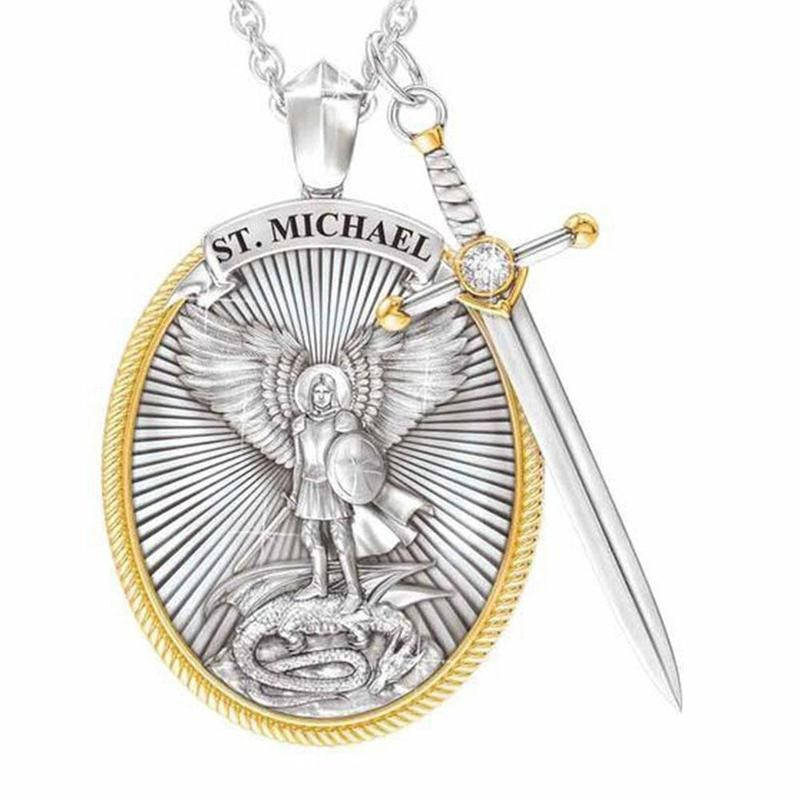 Подвеска Щит и меч Архангела Михаила/Angel Shield St. Michael Серебро/Золото 35*25 мм Fashion Jewelry
Подвеска Щит и меч Архангела Михаила/Angel Shield St. Michael Серебро/Золото 35*25 мм Fashion Jewelry