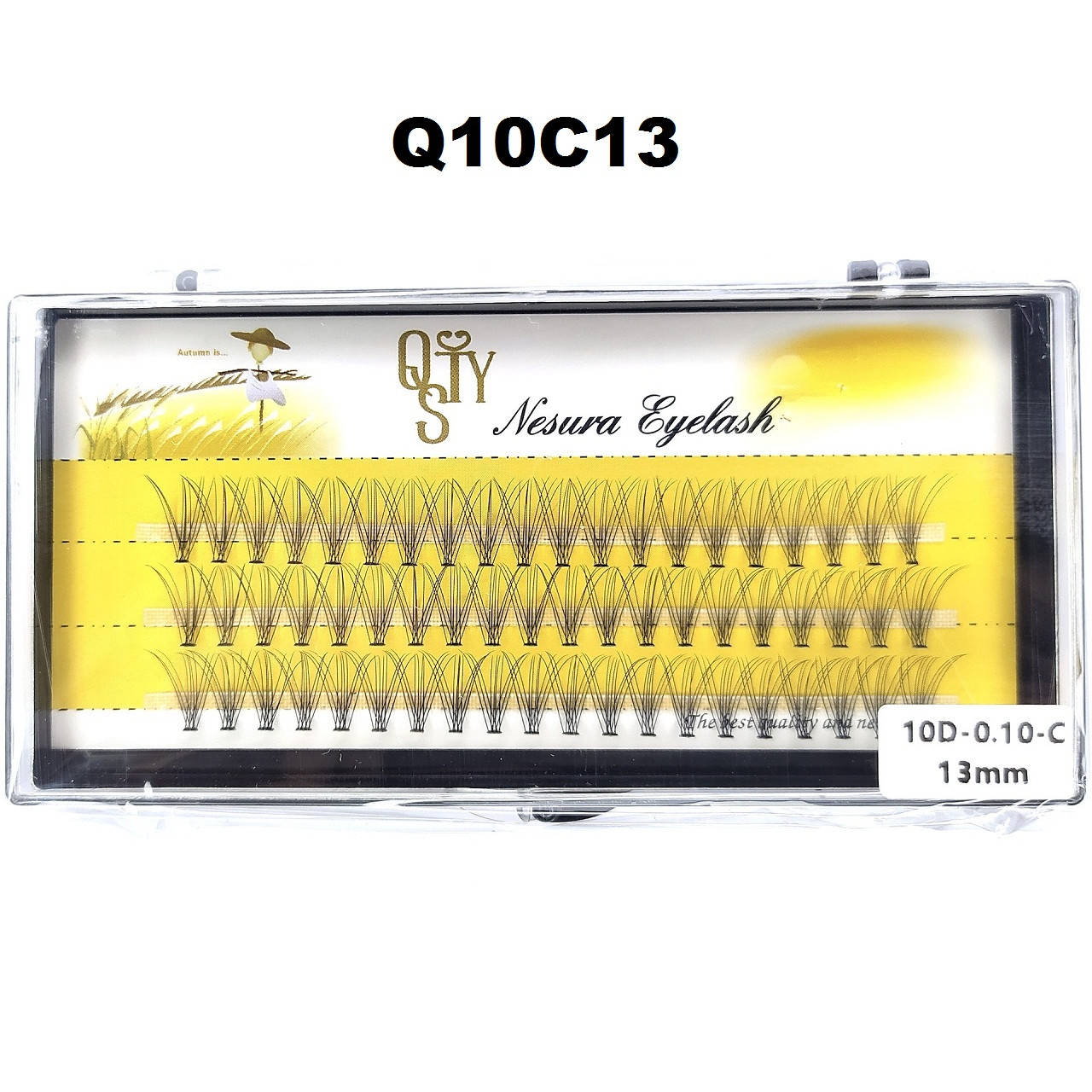 Ресницы QSTY Nesura Eyelash 10D, 13 мм, изгиб C, 0,10, 60 пучков Несура ресницы пучками, реснички, Черный
Ресницы QSTY Nesura Eyelash 10D, 13 мм, изгиб C, 0,10, 60 пучков Несура ресницы пучками, реснички, Черный