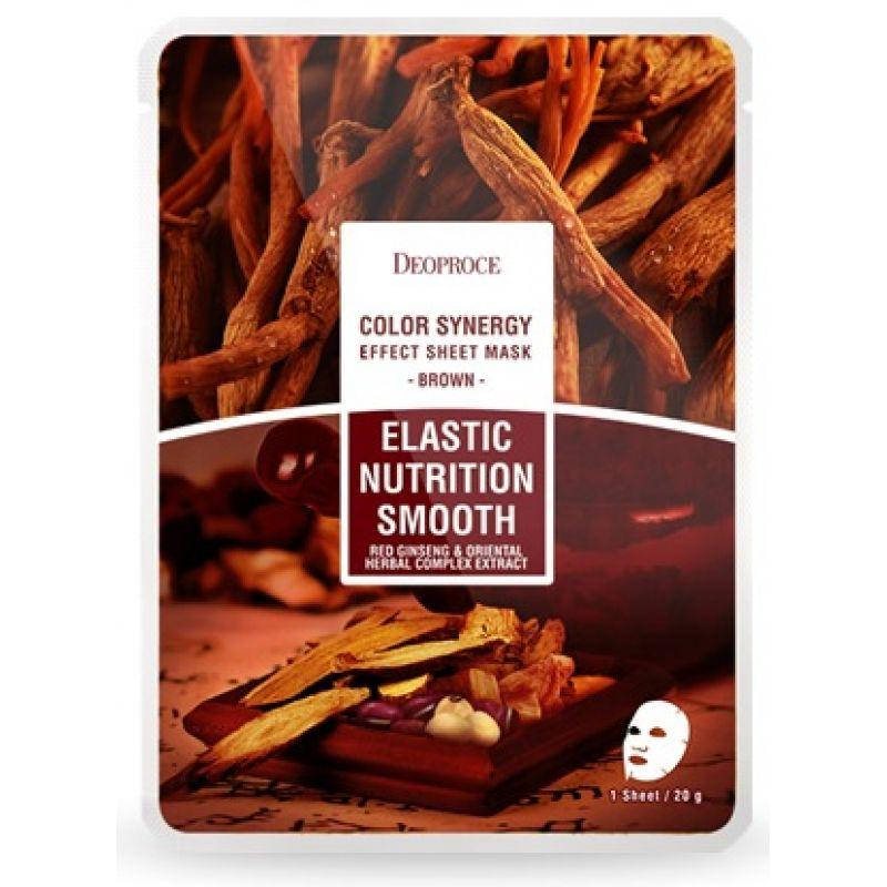 Тканевая маска Deopro Color Synergy Effect Sheet Mask Коричневая (восточные травы и корень женьшеня) 20 г
Тканевая маска Deopro Color Synergy Effect Sheet Mask Коричневая (восточные травы и корень женьшеня) 20 г