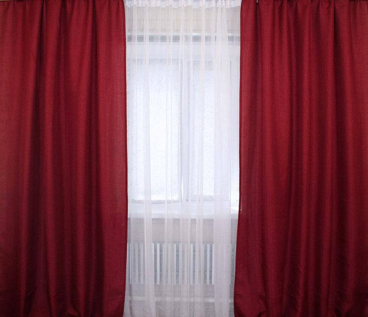 Бордовые шторы из ткани лен мешковина. Готовый комплект штор для спальни, зала, гостиной, Бордовый
Бордовые шторы из ткани лен мешковина. Готовый комплект штор для спальни, зала, гостиной, Бордовый
