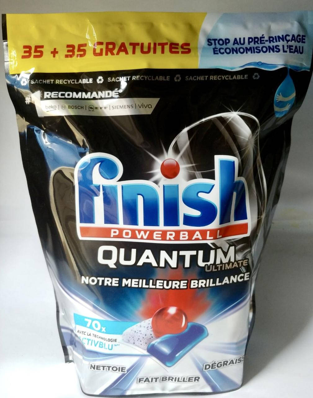 Finish Powerball Quantum Ultimate Brillance Таблетки для посудомоечной машины лимон 70 шт
Finish Powerball Quantum Ultimate Brillance Таблетки для посудомоечной машины лимон 70 шт