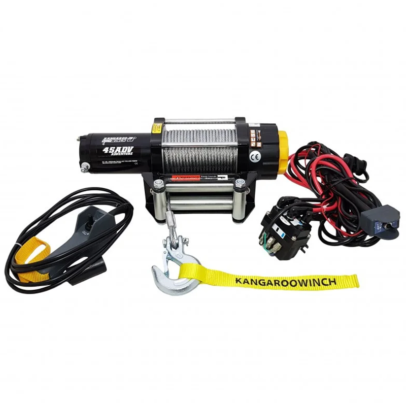 Лебедка электрическая 1,8 т KANGAROOWINCH K45-ADV 12V электролебедка автомобильная 12 вольт
Лебедка электрическая 1,8 т KANGAROOWINCH K45-ADV 12V электролебедка автомобильная 12 вольт
