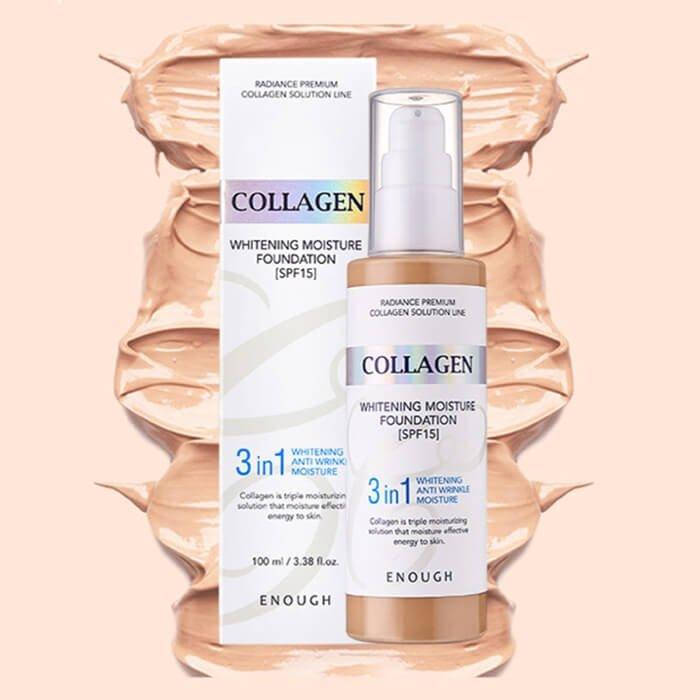 Тональный крем 3в1 с коллагеном Enough 3in1 Collagen Whitening Moisture Foundation SPF 15 #13 100мл
Тональный крем 3в1 с коллагеном Enough 3in1 Collagen Whitening Moisture Foundation SPF 15 #13 100мл