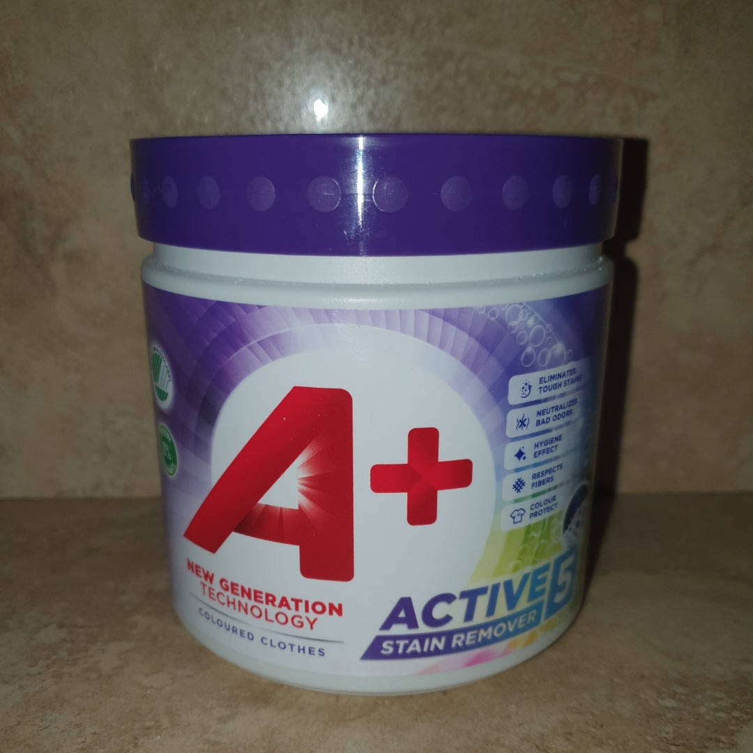 Пятновыводитель универсальный А+ Active 5 для цветного белья, 465
Пятновыводитель универсальный А+ Active 5 для цветного белья, 465
