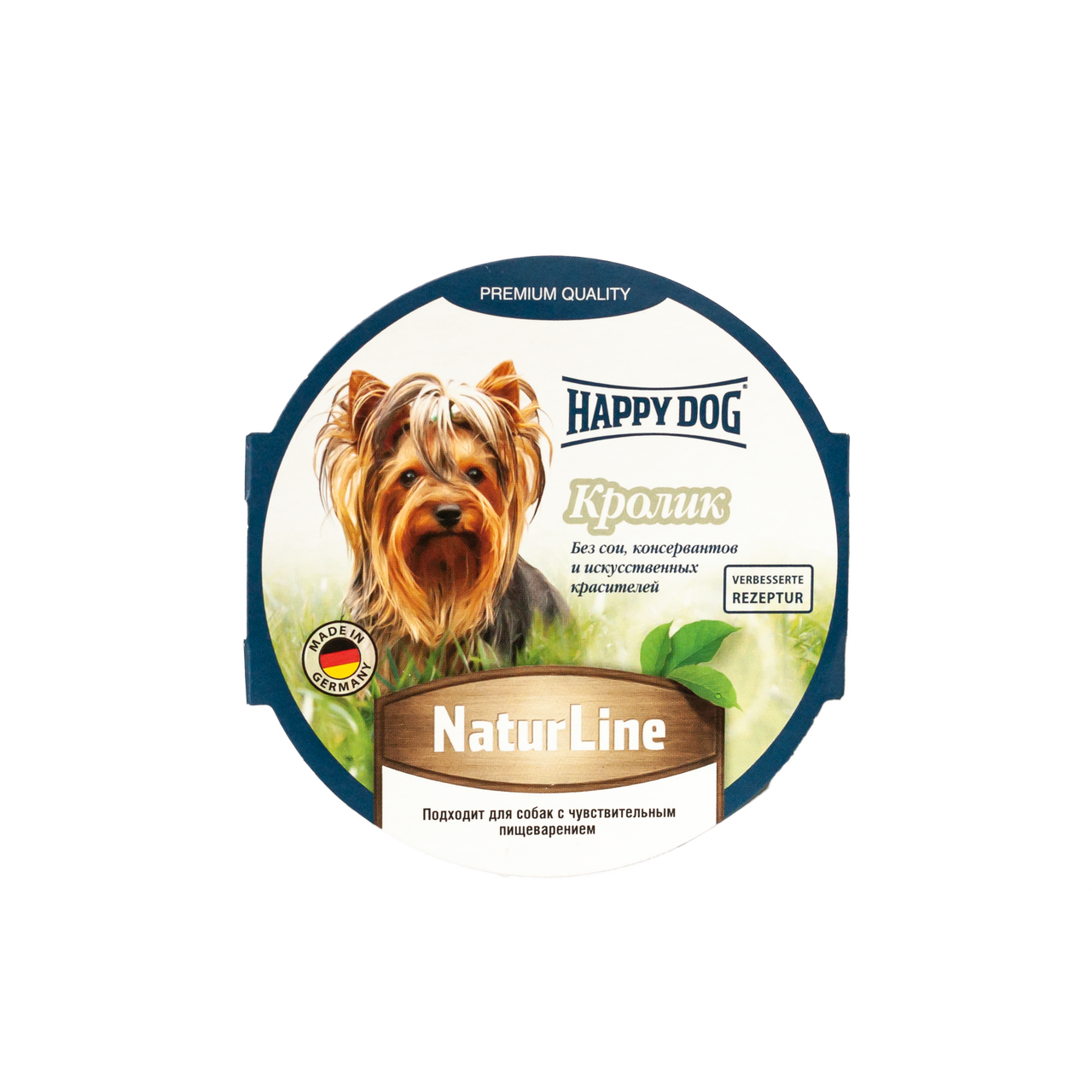 Вологий корм Happy Dog Happy Schale NaturLine KalbReis для собак у паштеті з кроликом, 85 г,
Вологий корм Happy Dog Happy Schale NaturLine KalbReis для собак у паштеті з кроликом, 85 г,