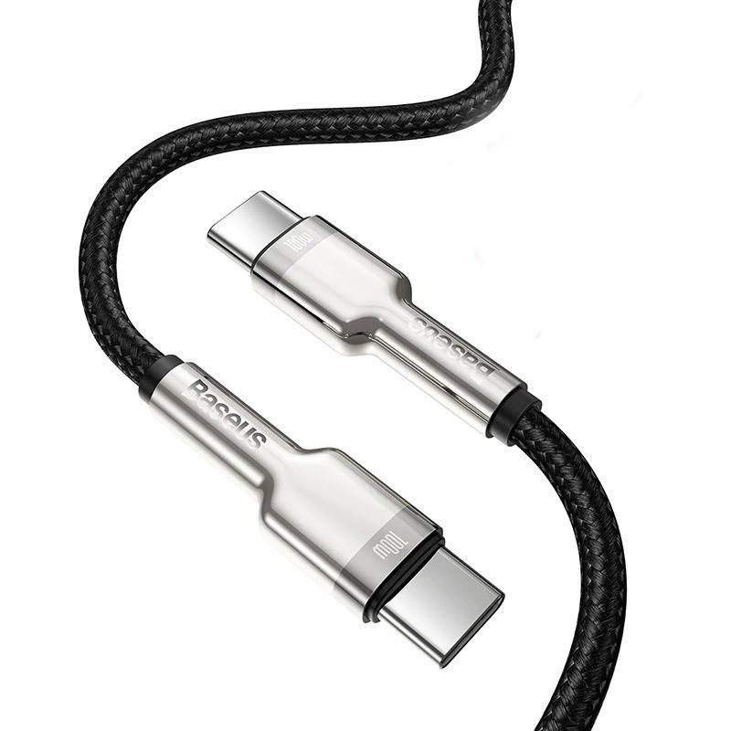 Кабель Type C - Type C Baseus 5A 100W PD2.0 для быстрой зарядки Тайп-С на Тайп-С Cafule Metal 2м (черный)
Кабель Type C - Type C Baseus 5A 100W PD2.0 для быстрой зарядки Тайп-С на Тайп-С Cafule Metal 2м (черный)