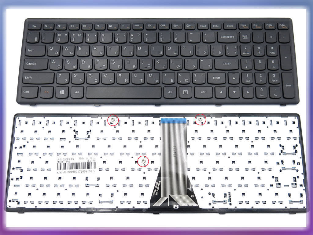 Клавиатура для LENOVO IdeaPad G500s, G505s, S500, S510p, Z510,Flex 15, 15D ( RU Black с рамкой )., Черный
Клавиатура для LENOVO IdeaPad G500s, G505s, S500, S510p, Z510,Flex 15, 15D ( RU Black с рамкой )., Черный