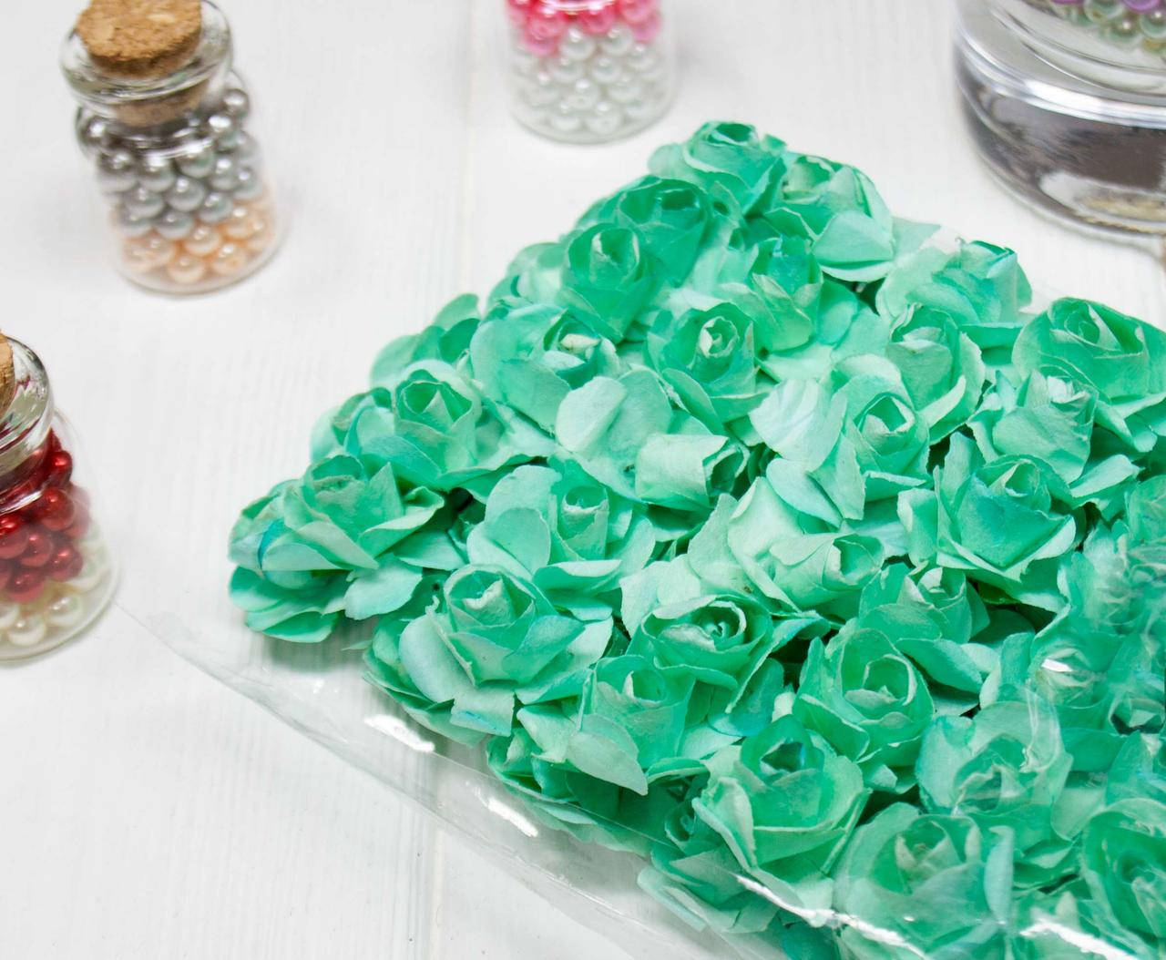 (ОПТ,12 букетиков) Роза бумажная 1,5см (144 шт) Цвет - Ментол
(ОПТ,12 букетиков) Роза бумажная 1,5см (144 шт) Цвет - Ментол