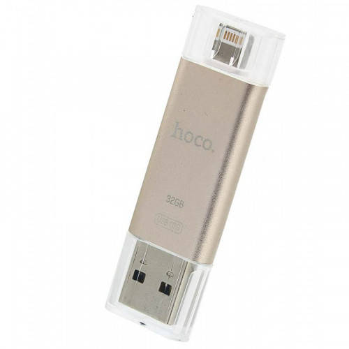Флешка для iPhone/iPad USB/lightning MFI Hoco UD2 32GB
Флешка для iPhone/iPad USB/lightning MFI Hoco UD2 32GB
