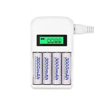 Интеллектуальное зарядное устройство C907W с LCD дисплеем для аккумуляторов типа AA и AAA 
Интеллектуальное зарядное устройство C907W с LCD дисплеем для аккумуляторов типа AA и AAA