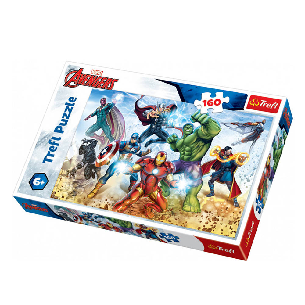 Пазл "Мстители. Готовые спасти мир", 160 элементов Trefl Disney Marvel The Avengers (5900511153682)
Пазл "Мстители. Готовые спасти мир", 160 элементов Trefl Disney Marvel The Avengers (5900511153682)